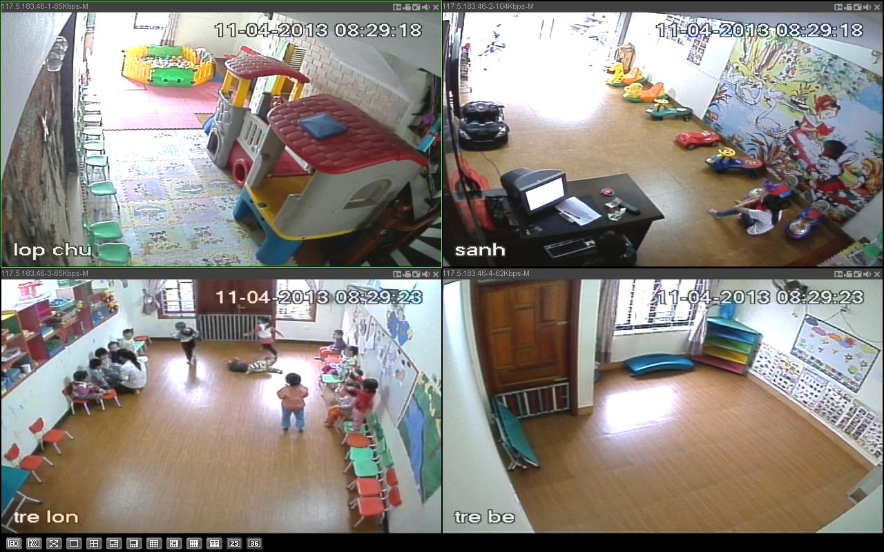 Lắp đặt camera quan sát trường học tại cửa lò